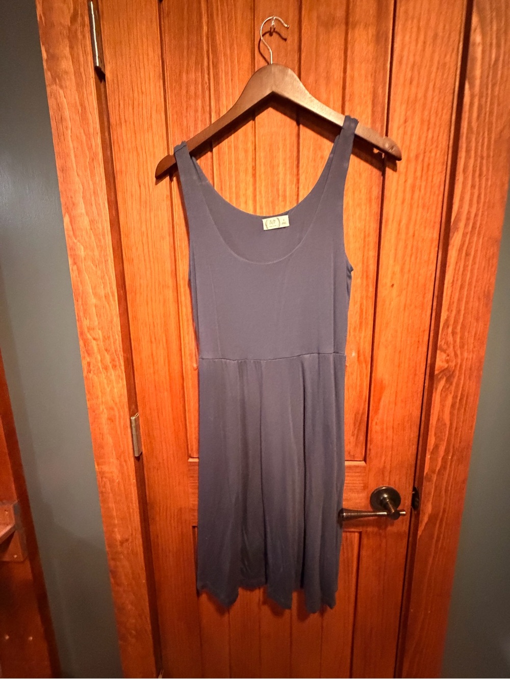 Maurices Navy Scoop Neck Maxi Dress